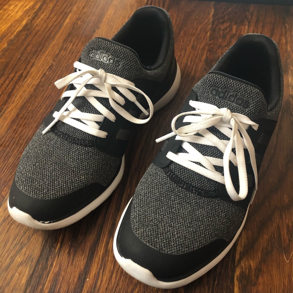 Adidas Cloudfoam Running Shoes Black/Grey